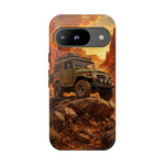 Land Cruiser FJ40 Classic 4x4 Red Rock Canyon Art Tough Phone Case