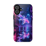 Neon Koi Reflection Vaporwave phone case | Tough Cover