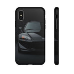 Black S2000 Low-Key Minimal Tough Phone Case for JDM Fans