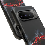 Z06 C8 Phone Case, Red Smoke Studio Reflection Cover