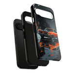 1966 GTO Orange Rainy City Tough Phone Case Cover Gift Art
