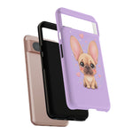 French Bulldog Bat Ears Kawaii Pet Dog Art Tough Phone Case