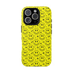Acid Smiley Repeat Pattern Art Tough Phone Case