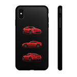 Red 370Z Sports Coupe Tough Phone Case for JDM Enthusiasts