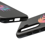 Melting Glitch Smiley Face Phone Case Trippy Tough Case