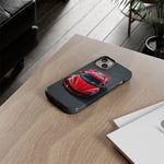 Red C8 Z06 Track Wing Tough Phone Case Cover Gift Art