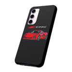 Red C8 Z06 Illustration Phone Case for Vette Owners | Tough Cover