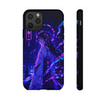 Neon Shrine Maiden phone case | Tough Case, anime vaporwave