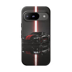 Camaro ZL1 Phone Case, Black Red Racing Stripe Studio Cover, Gift