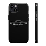 1957 Bel Air Line Art Chrome Script Tough Phone Case Cover Gift