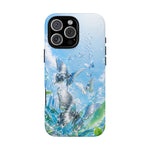 Copy of Silver Butterflies Tough Case | Blue Sky Water Droplets Phone Cover