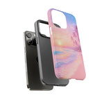 Pastel Beach Sunset Haze Vaporwave Art Tough Phone Case