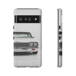 White Impala Phone Case, Classic 64 Lowrider Style Cover, Gift for Guys