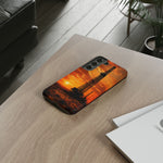 Texas Oil Rig Sunset phone case | Tough Cases