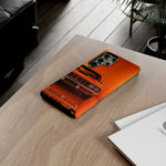Orange Cuda Phone Case, 71 Classic Muscle Car Tough Cover