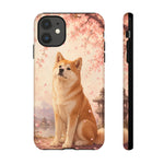 Akita Cherry Blossom Phone Case Sakura Dog Lover Gift