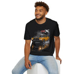 GSX Muscle Car Graphic T-Shirt | Yellow Vintage Car Design