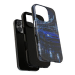 Skyline GT-R R34 Bayside Blue Tokyo Night Art Tough Phone Case