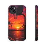 Basketball Court Sunset Phone Case | Tough Phone Case