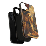 Poodle in Beret Phone Case | Vintage Paris Café Illustration