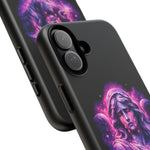 Weeping Angel Statue Vaporwave Phone Case Gothic Cosmic Tough Case