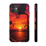 Basketball Court Sunset Phone Case | Tough Phone Case