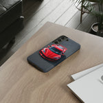 Red C8 Z06 Track Wing Tough Phone Case Cover Gift Art