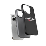 1970 Camaro Z28 White Silhouette Tough Phone Case Cover Gift