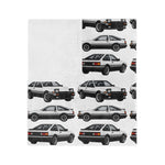 1985 Corolla AE86 Trueno Microfiber Throw Blanket JDM Car Gift