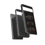 Trans Am Phone Case Black Gold, Three-View Vector Tough Cover