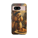 Poodle in Beret Phone Case | Vintage Paris Café Illustration