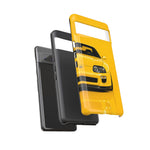 Yellow Supra Phone Case, MK4 90s JDM Legend Tough Protective Cover for Men