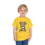 CEO of Nap Time Funny Toddler Boys Girls T-Shirt Baby Shower Gift