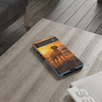 Rhodesian Ridgeback African Savanna Art Tough Phone Case
