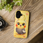 Cockatiel Kawaii Heart Crest Art Tough Phone Case