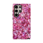 Pink Heart Gem Pattern phone case | Tough Case
