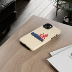 R34 Skyline Red Kanji Minimal Tough Phone Case