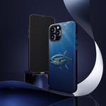 Yellowfin Tuna Phone Case, Deep Blue Water Tough Cover, Gift
