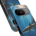 Cobia Reef Phone Case, Shaft of Light Ocean Fishing Tough Cover