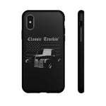 Classic Truckin Flag Chevy 3100 Pickup Tough Phone Case Cover Gift Art