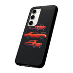 1969 Camaro SS Orange Triple View Muscle Car Tough Phone Case
