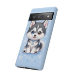 Siberian Husky Kawaii Ice Chibi Pet Dog Art Tough Phone Case