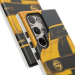 Z28 Yellow Camaro Retro Poster Tough Phone Case