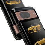 Gold Fairlady Z Classic Sports Car Tough Phone Case - 3 View