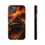 Charger RT Phone Case, Black Coastal Highway Motion Blur