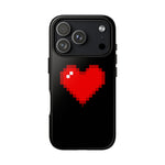 Pixel Heart 8-Bit Retro Art Tough Phone Case