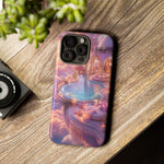 Floating Pool Deck Phone Case, Pastel Cloud 3D Render Cover