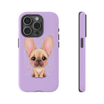 French Bulldog Bat Ears Kawaii Pet Dog Art Tough Phone Case