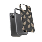 Vintage Ghost Pattern phone case | Halloween spooky stars design