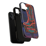 Neon Cowboy Boot phone case | High Noon Saloon design